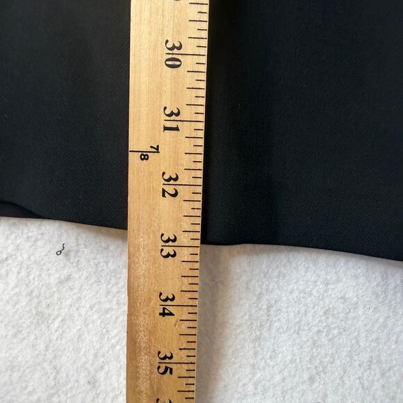 ZARA WOMAN Black Flutter Sleeve Shift Dress M Mini Minimalist Modern Chic - Picture 8 of 11